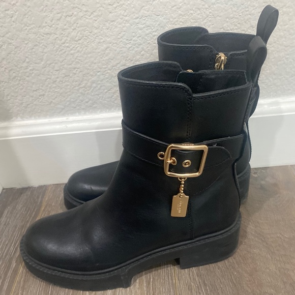 Black Coach Boots - Picture 3 of 5